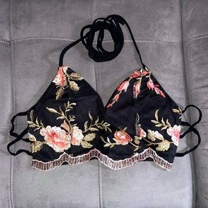 Floral crop top